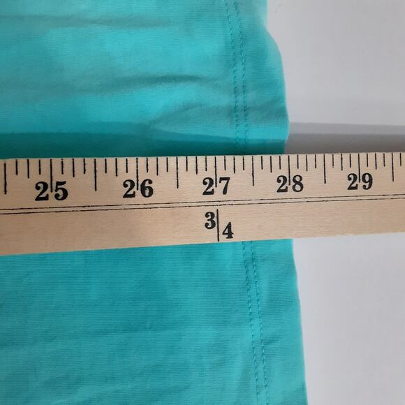 Lilly Pulitzer Pima Cotton Scoop Neck T Shirt Ice Blue Womens XL Resort Summer - Picture 9 of 10